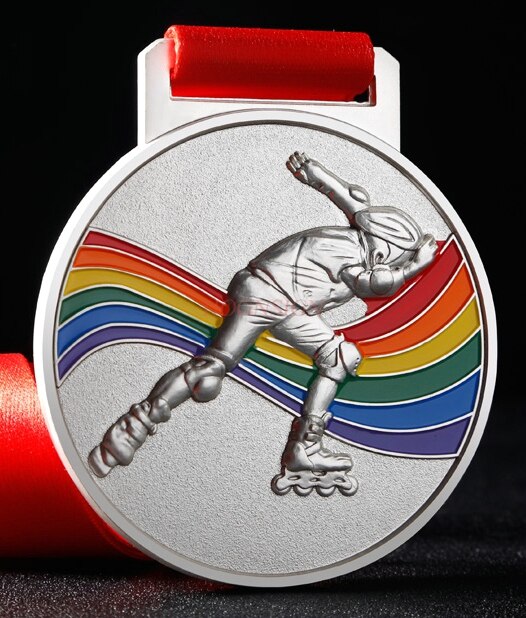 Medalj rullskridskotävling barnmedalj rullskridskotävling medalj guldmedalj bronsmedalj: No2