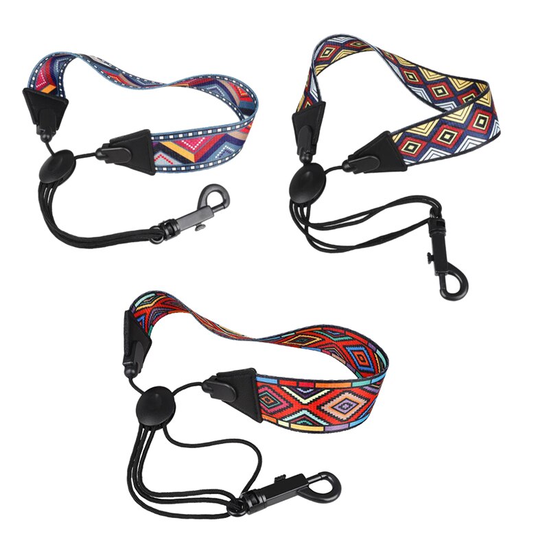 Saxophone neck strap with snap hook, sax harness for alto/tenor/soprano sax