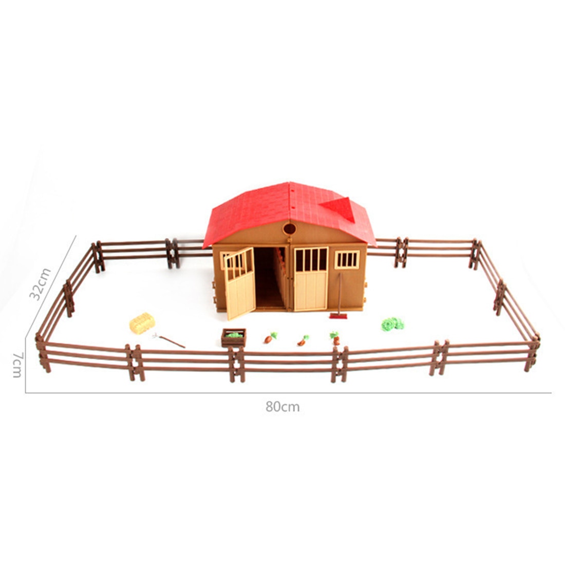 Diy samling sandbord gård model simulation græsning sommerhus model legetøj