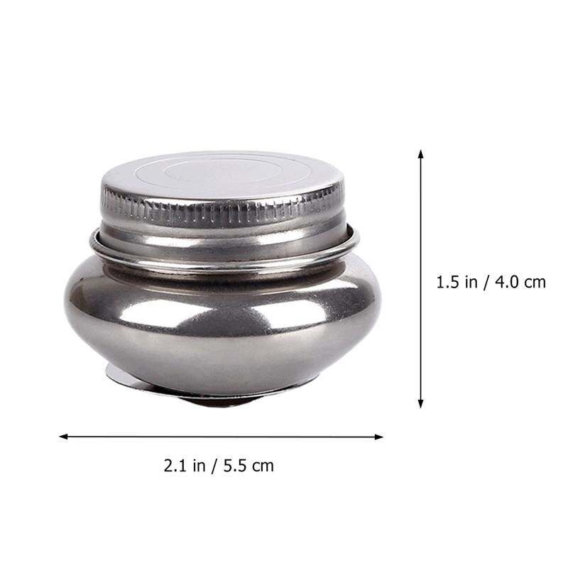 Rvs Schilderij Borstel Wassen Pot Kleur Mengen Pen Wassen Pot Met Deksel Olieverf Verven Pen Wassen Pot