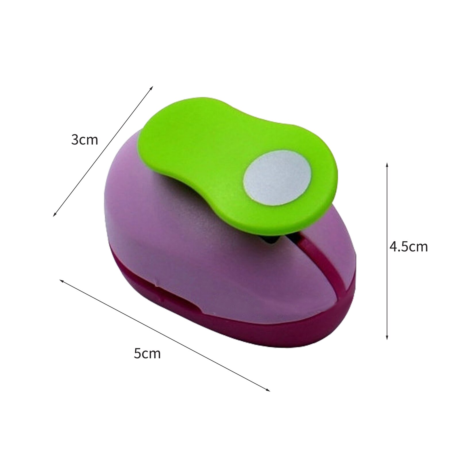 Craft Hole Circle Punch Handmade Scrapbook Paper Puncher Different Size of Scrapbooking Punches Crafting Designs Office Supplies: 9 mm