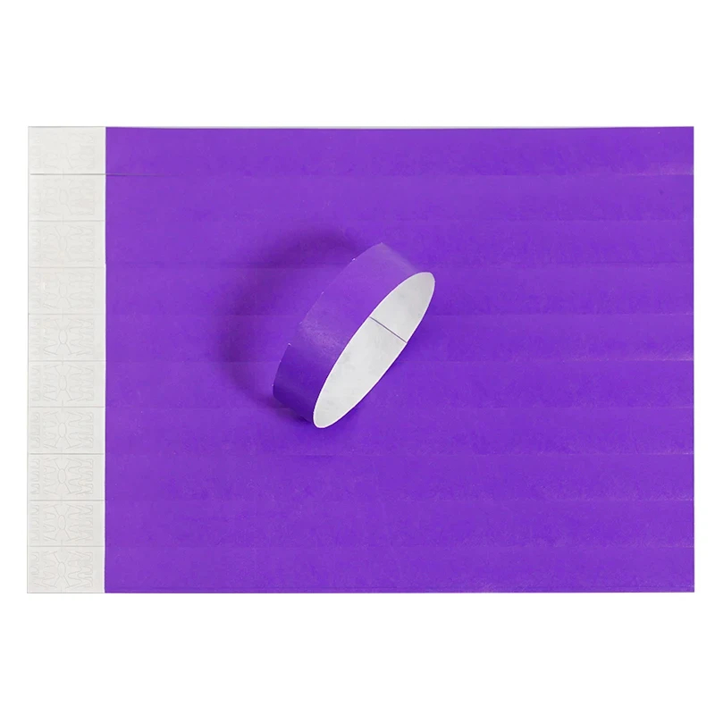 DUBAND 1000 Pcs No Logo Paper 3/4 Inch Wristbands for Event, Sport Wristband, Tyvek ID Festival Paper Bracelet: ROSE GOLD COLOR