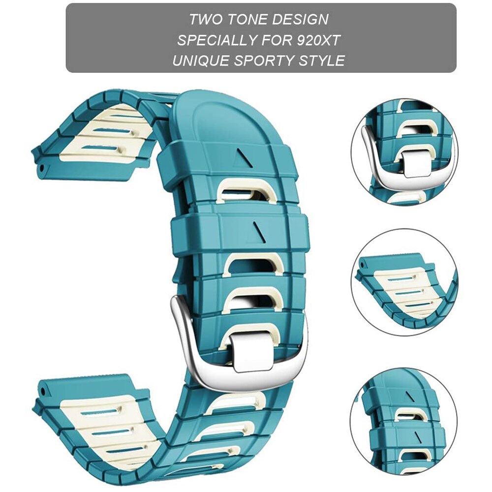 Jker siliconen horlogeband voor garmin forerunner 920xt polsband hardlopen zwemmen fietsen training sport horlogeband