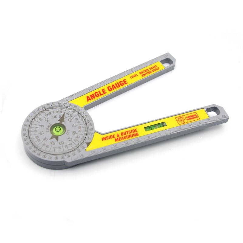 360 Graden Verstekzaag Gradenboog Hoge Nauwkeurigheid Hoekzoeker Gauge Goniometer Meten Ruler Tool