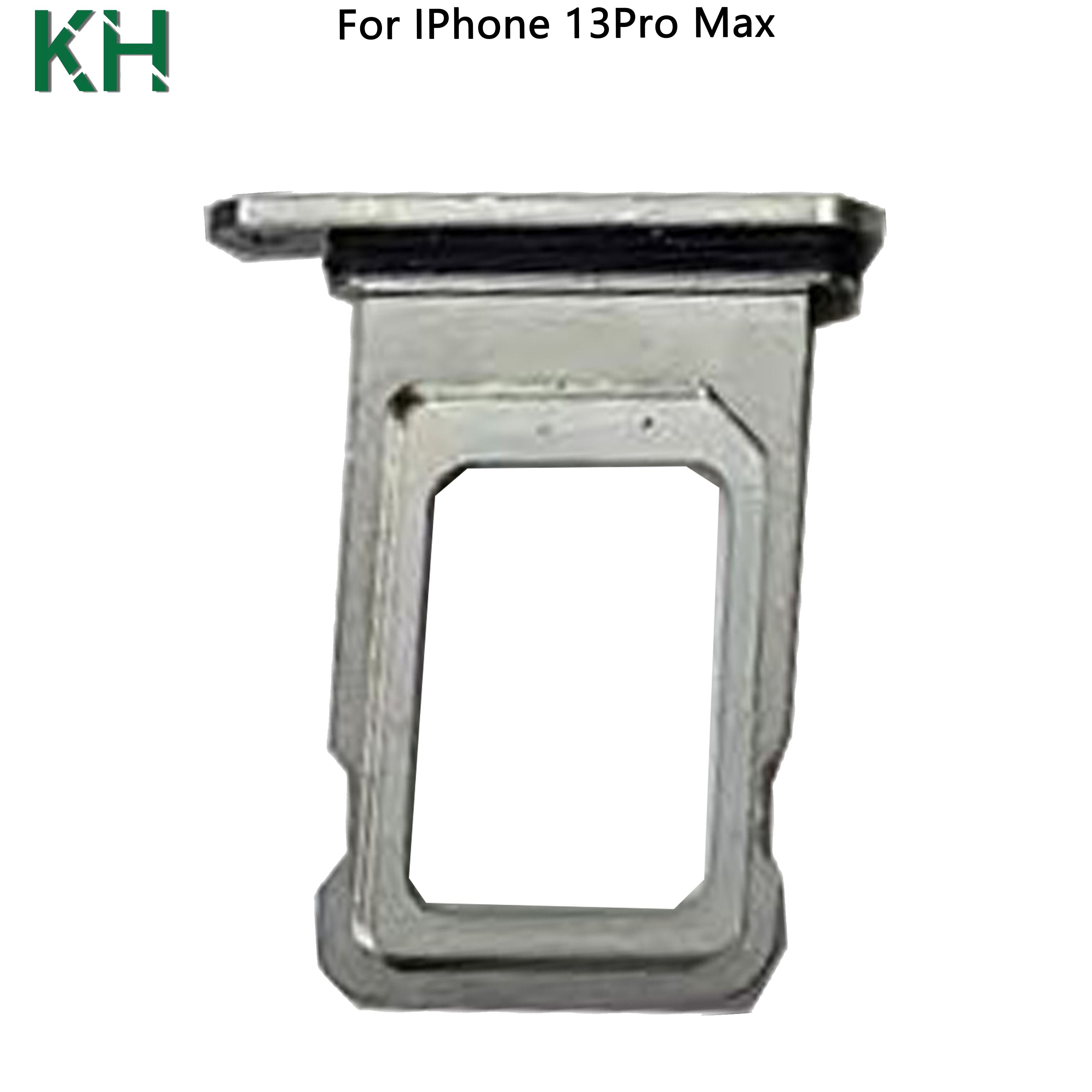 Bandeja Sim para IPhone 13 Pro Max, adaptador de ranura para tarjeta Sim, piezas de repuesto