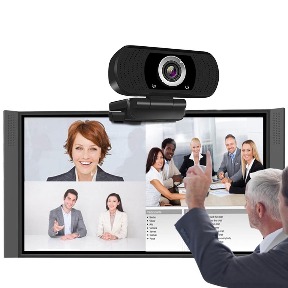 1080P HD Webcam USB Web Camera Built-in Microphone Video Call manual focus Web Cam for Desktop Computer Desktop PC Laptop