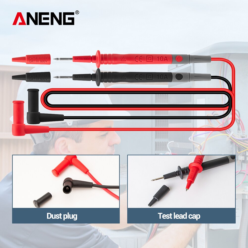 ANENG Q10 Digital Multimeter True RMS Analog Tester Meter Capacitance Meter DIY Transistor Capacitor NCV Tester