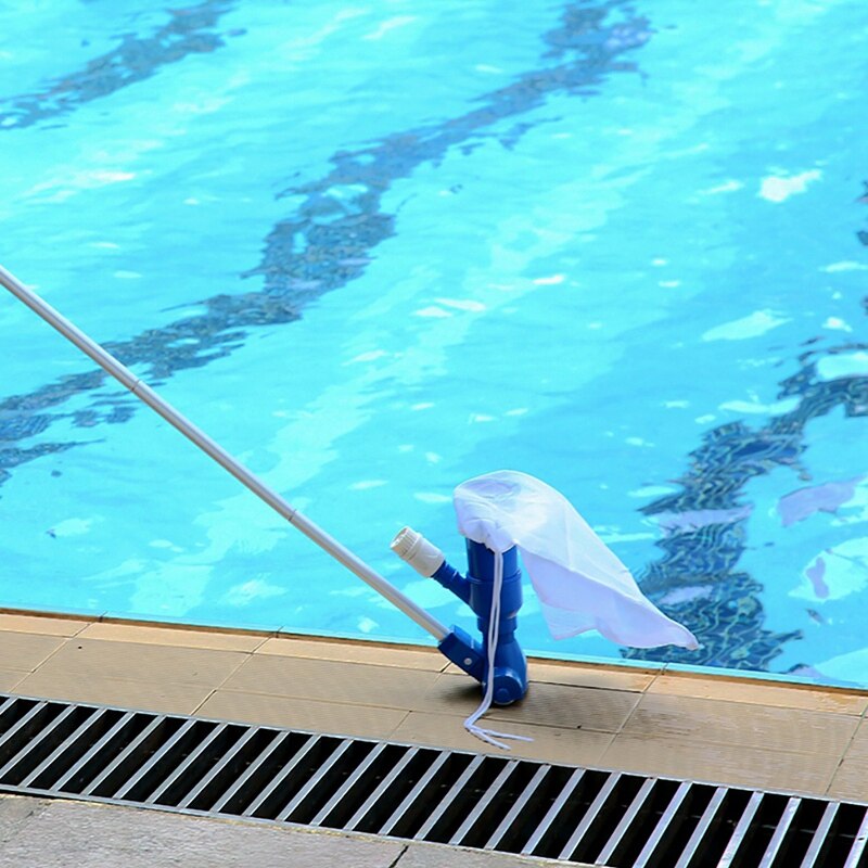 Pool rengøringssæt swimmingpool vedligeholdelsesværktøj sugehoveder rengøringsnet kit holdbart rengøringsværktøj tilbehør