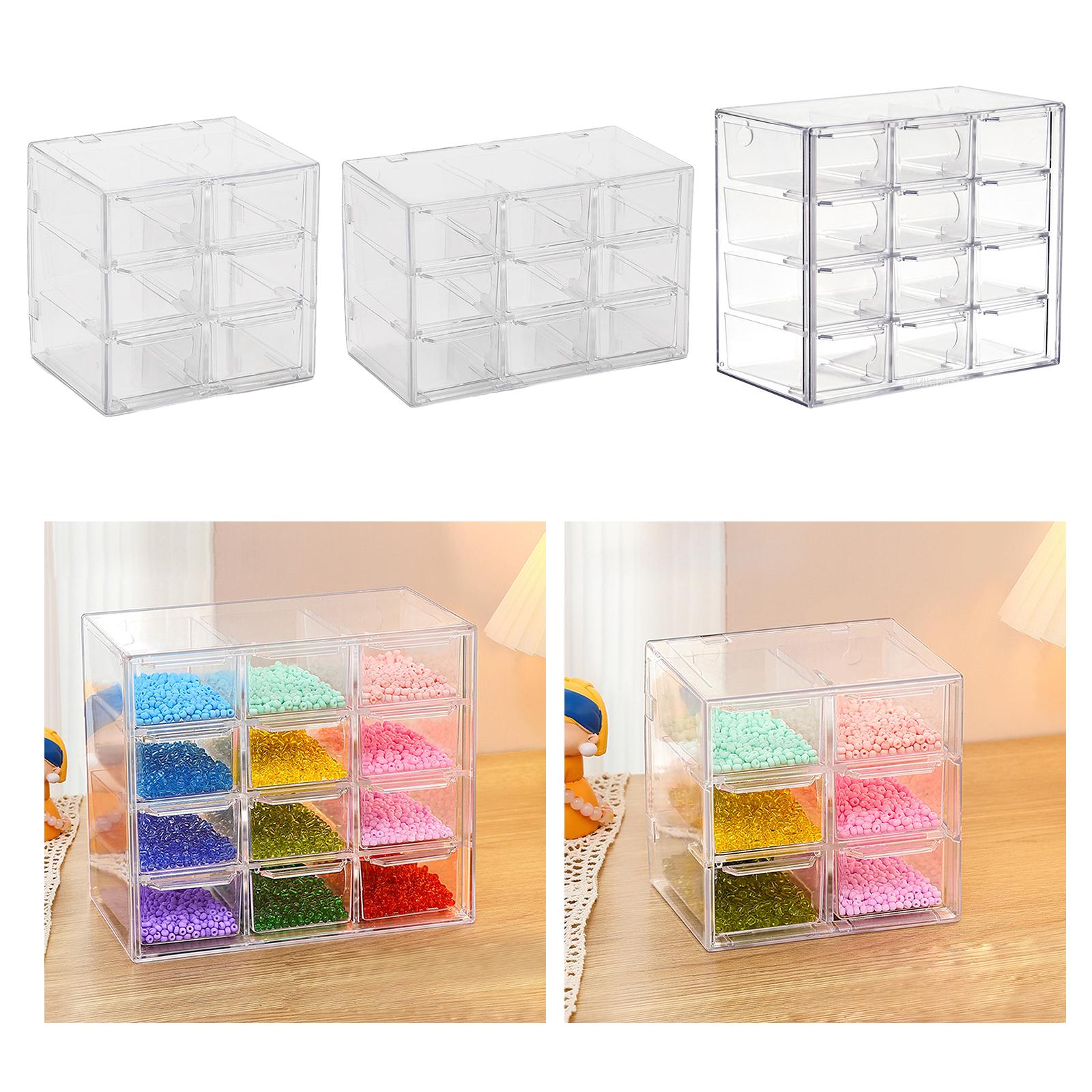 Mini organizador de cajones para escritorio, organización para arte, artesanía, oficina, habitación del hogar