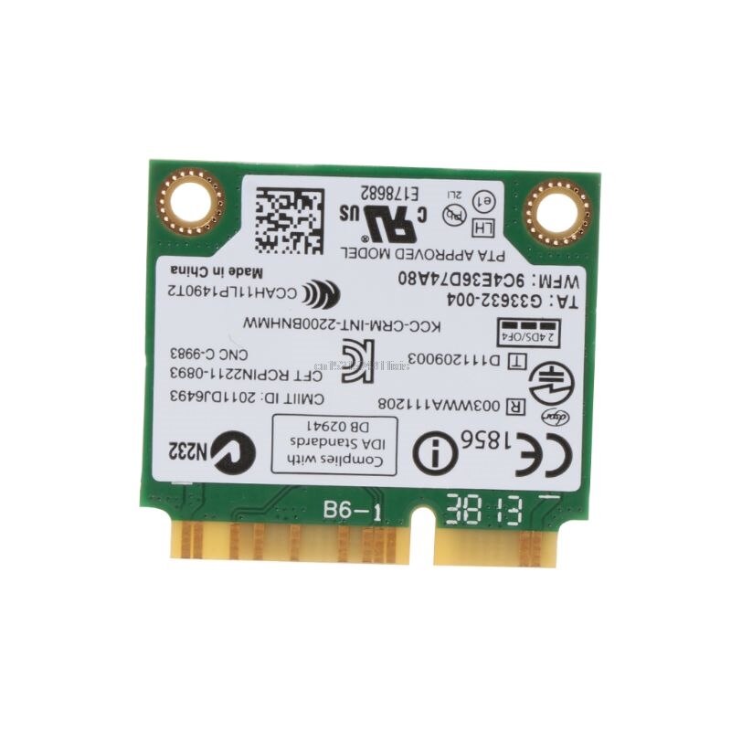 Intel senza fili-N Wifi Carta 2200 BNHMW 60Y3295 20200048 per Lenovo IBM T430 W530 T530 300M