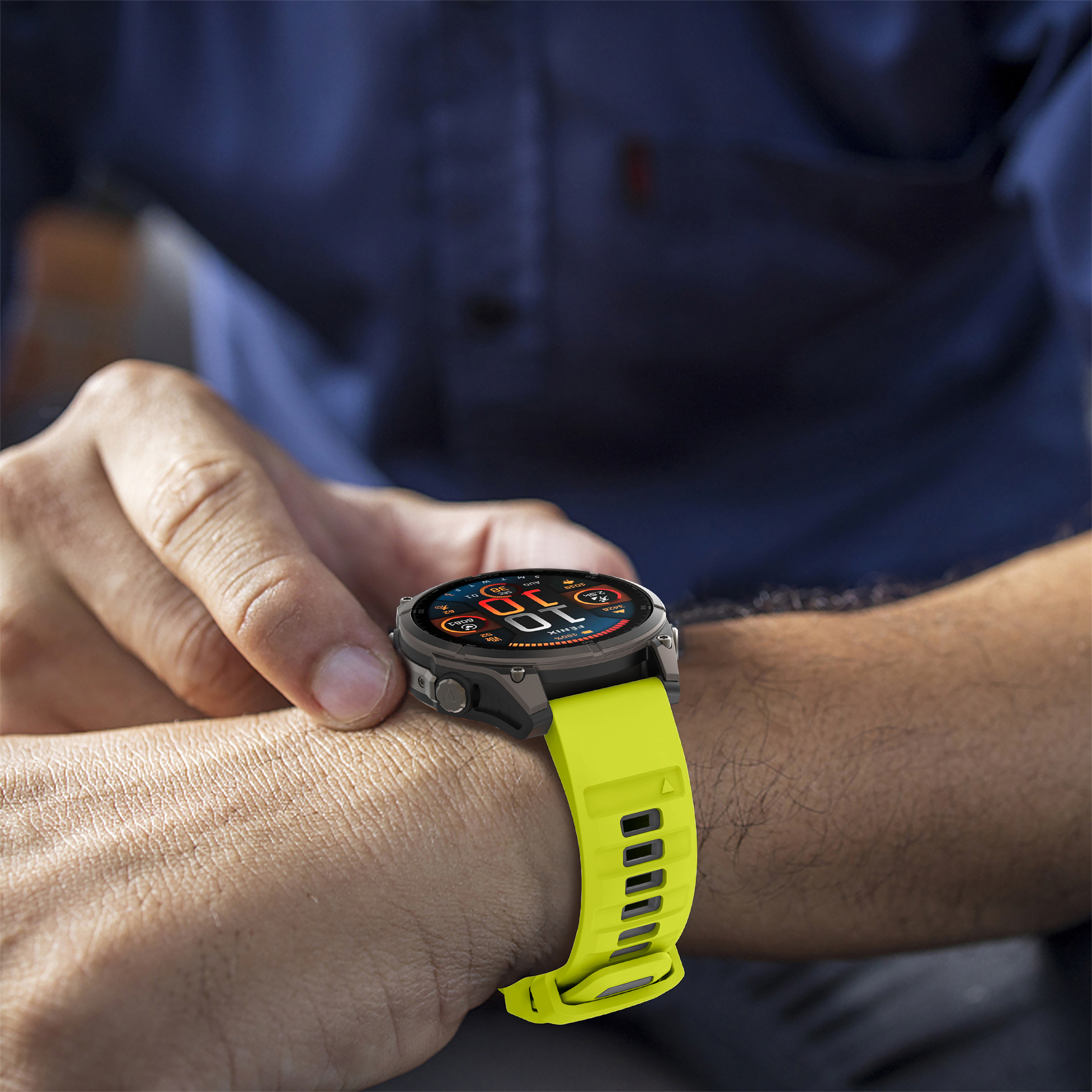 Bracelet de montre Fenix8 1:1 pour Garmin Fenix 8 47mm 51mm E 7 7X 6 6X 5 5X/Epix Pro/Enduro 3 QuickFit 22mm 26mm, Bracelet en Silicone