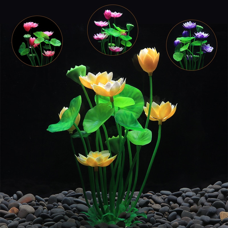 1pc aquariumplanten voor het aquarium, aquariumdecoratie, kunstgras, aquariumdecoratie, plastic vissen, huisdierbenodigdheden