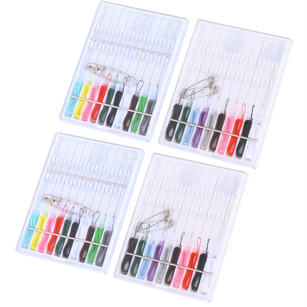 12 Boxes Sewing Tools Set Multifunction Sewing Needle Thread Stitch Tools Set Useful Sewing Accessories Set