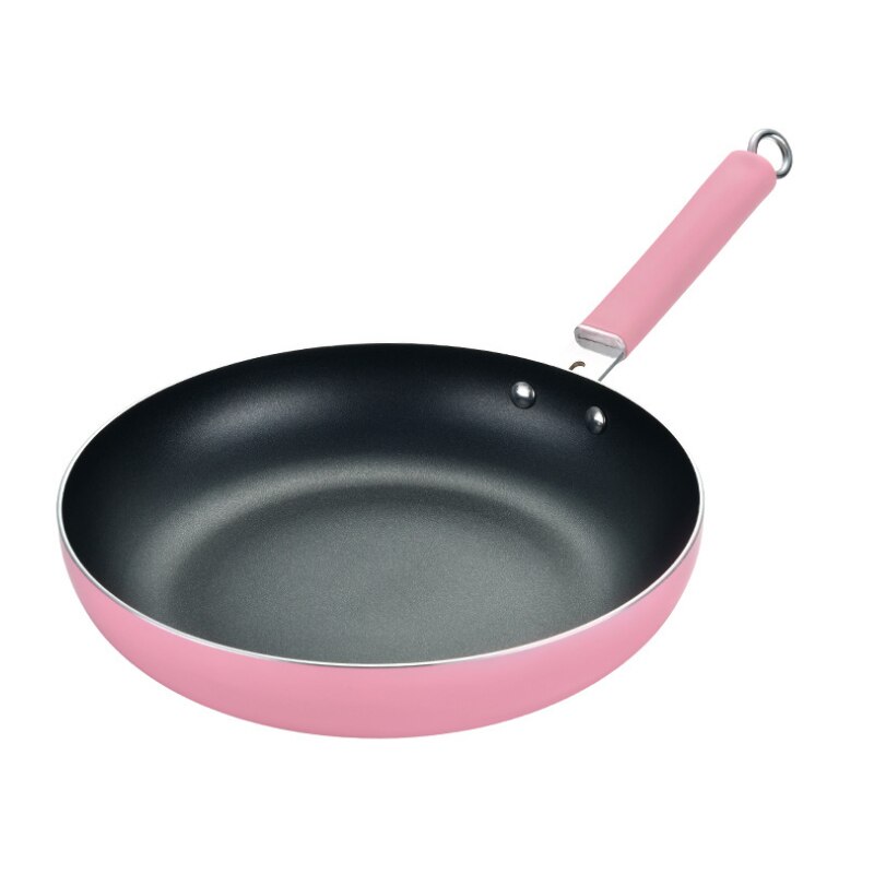 Teenra 24Cm Aluminium Frituren Pot Ei Pannenkoek Koekenpan Non-stick Steak Koekenpan Verdikte Steelpan Omelet Ontbijt maker: Default Title