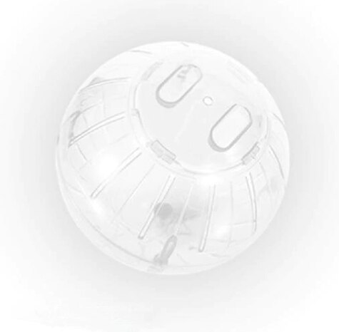 Plastikowe zwierzęta gryzonie myszy jogging zabawkowa piłka chomik szczur myszoskoczek ćwiczenia piłki zabawki: biały