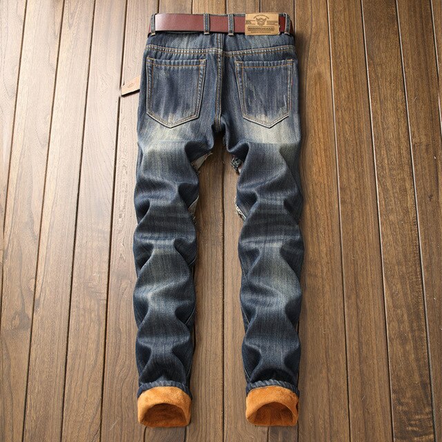 Jean en denim avec trous, de , pour homme, pantalon déchiré masculin, style Hip Hop punk, streetwear, taille 28-38 40, automne hiver