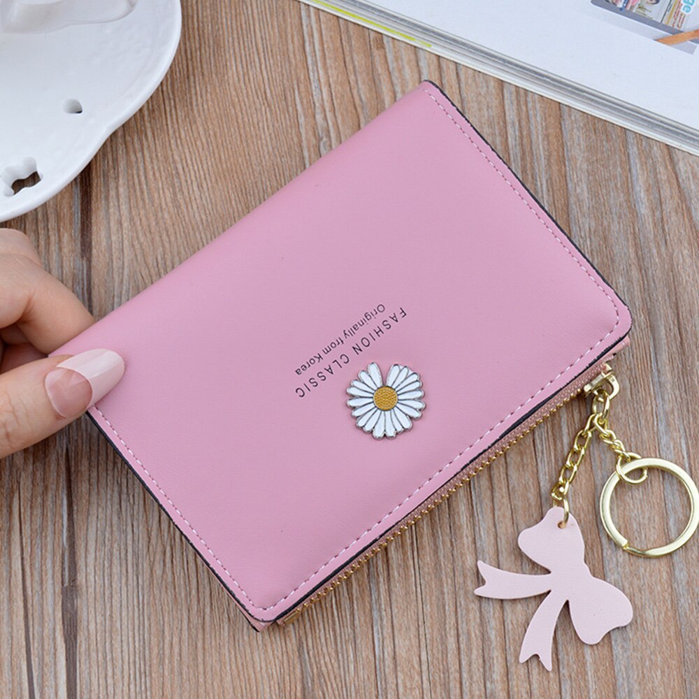 Flower wristband ladies long clutch bag large-capacity wallet female coin purse ladies coin purse mobile pocket card case Catlas: 4