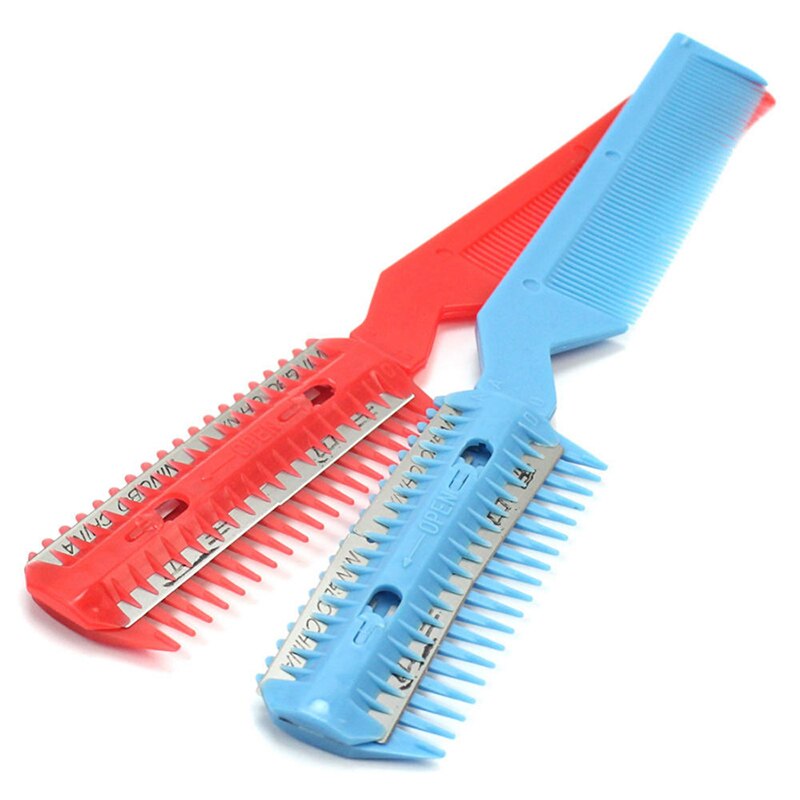 Haircut Comb Scissor DIY Hair Razor Comb Hairdressing Shortening Hairdressing Bangs Trimmer Tools Thinning S8E0