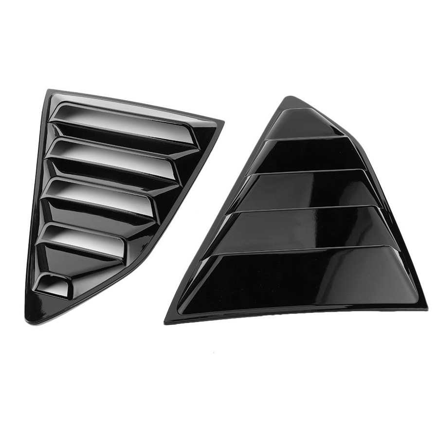 Car Window Louvers Side Air Vent Cover Fit for Chevy Camaro Glossy Black Car Styling