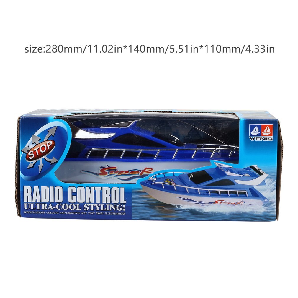 Rc Speedboot Super Mini Elektrische Afstandsbediening Hoge Snelheid Boot 4-CH Rc Boot Spel Speelgoed Kinderen Speelgoed