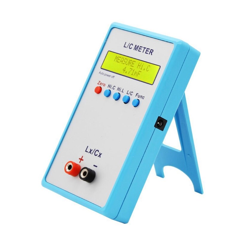 Lc -200a kädessä pidettävä lcd digitaalinen näyttö kapasitanssin induktanssimittari lc mittari 0.1pf-100mf 1uh-100h