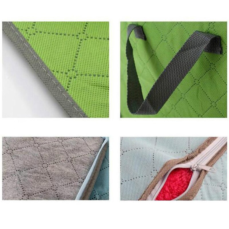 Non Woven Portable Clothes Storage Bag Wardrobe Closet Organizer Garment Bag Storage For Quilt Blanket Bedding Clothing Bag