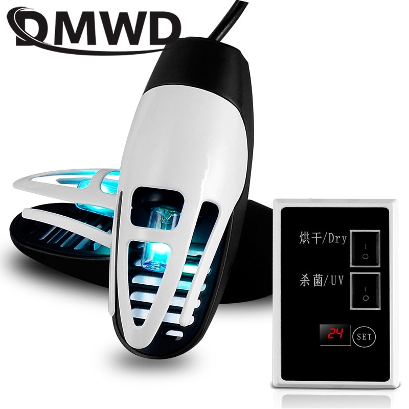 DMWD Electric Shoes Dryer UV Odor Deodorant Drier Ultraviolet Bake Foot Protector Boot Drying Machine Heater Warmer