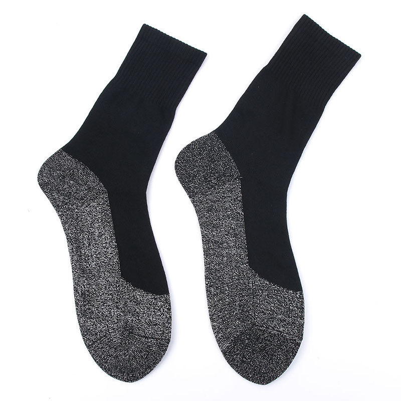 1 Pair Feet Heat Keep Long Sock Aluminized Fiber Insulation Below Socks YS-BUY