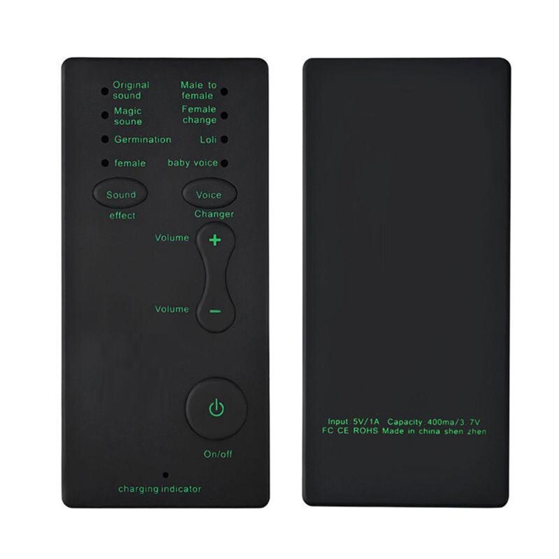 Voice Changer 7 Different Sound Changes Device for Computer Laptop Mobile Phone