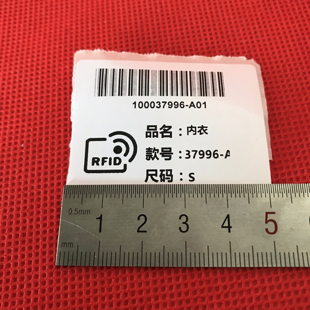 RFID clothing label UHF stickers electronic label sticker electronic label RF tag wet