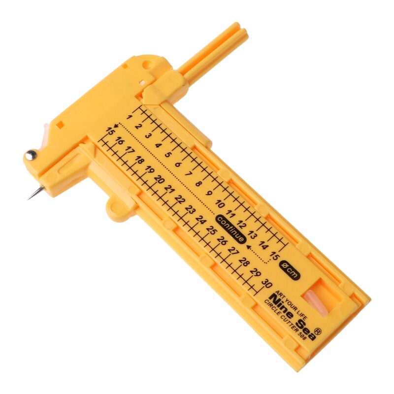 Cortador de círculos de brújula, utilidad, cortador de papel de fotos, herramienta Circular, dispositivo tangencial, bricolaje, pintura artesanal