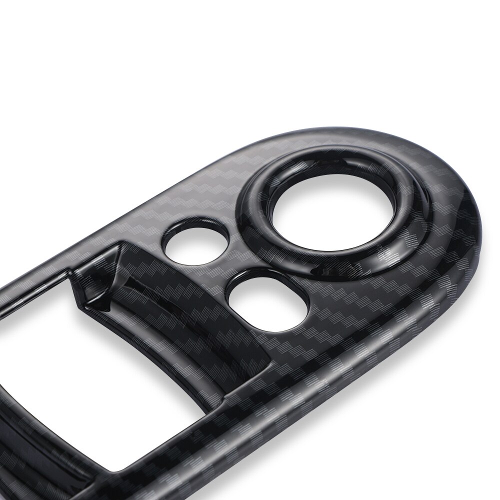 Door Window Control Covers Carbon Fiber Lifter Switch Interior Mouldings Handrail Cover Sticker Case For Mini Cooper F55 F56