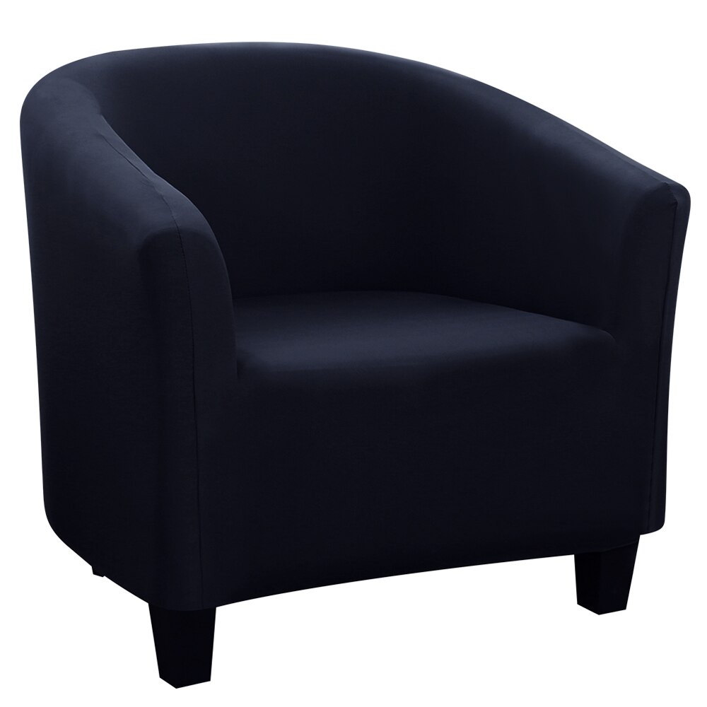 Elastisk sofa lenestol setetrekk beskytter vaskbart spandex møbler slipcover enkel å installere hjemmekaffe badekar 1 sete stoltrekk: G293629