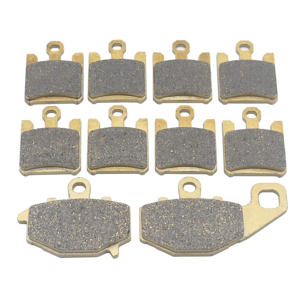 Pastillas de freno delantero y trasero para motocicleta, para Kawasaki Ninja ZX10R, ZX1000, años 2004 a 2007, ZX-6R, ZX636, ZX-6RR, ZX600, ZX, 6R, 636, 6RR, años 2003 a 2006: 5 pair 1 sets