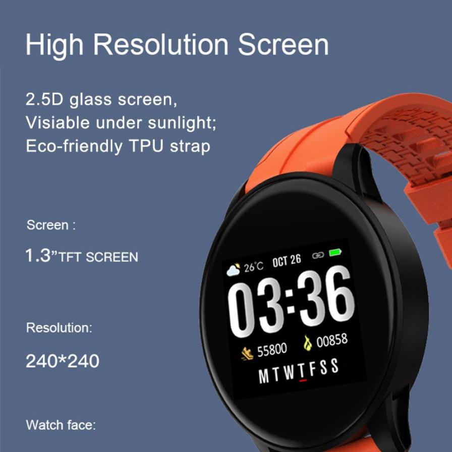 IP67 Waterproof Smart Watch Bracelet Multifunction Heart Rate Blood Pressure Monitoring Sport Smartband Fitness Wristband