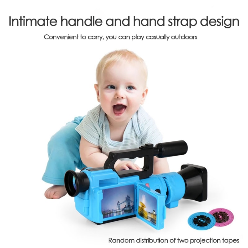Children Projection Simulation Camera Educational Fun Interactive Toy Light Music Toy Cosplay Game