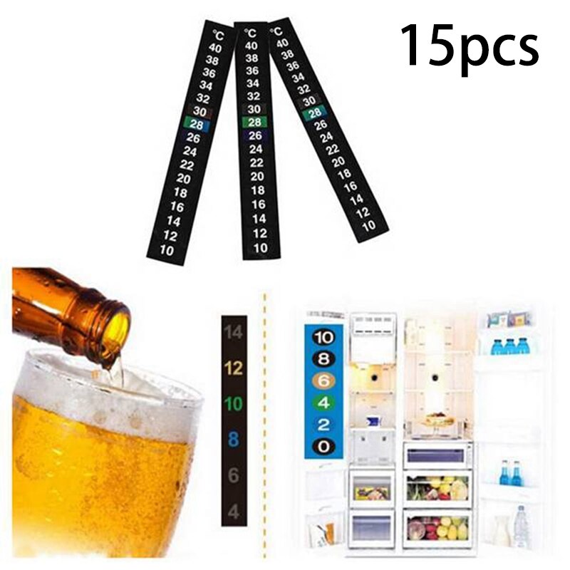 15 Pcs Traditionele StickOn Aquarium Thermometers... Grandado