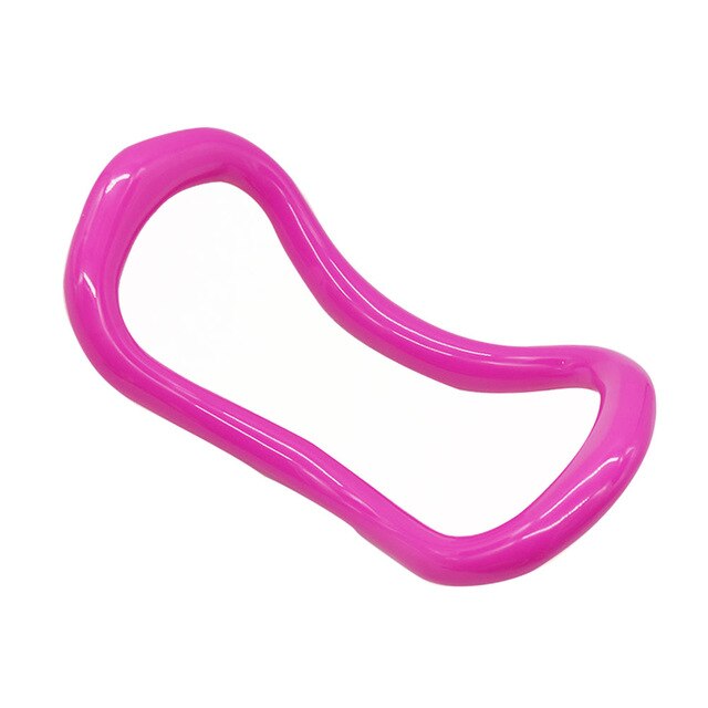 Yoga Ring Magic Circle Fascia Stretch Ring Yoga Aids Pilates Hoop Yoga Circle Pilates Gym Sports Magic Ring: Red