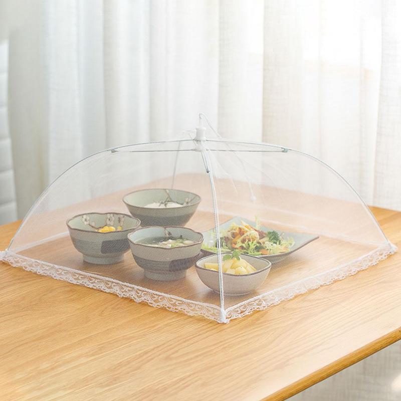 1 Pc Up Mesh Screen Food Covers Large Up Mesh Screen Protect Food Cover Tent Dome Net Umbrella Picnic Food Protector