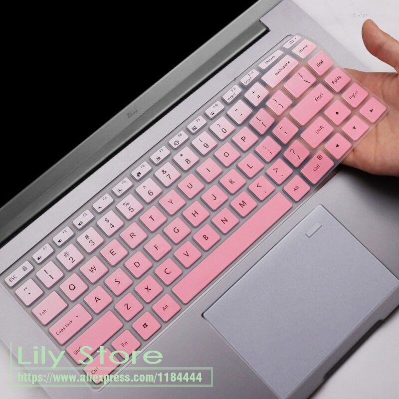 Silicone Keyboard cover Protector skin Laptop For Xiaomi Mi Notebook Pro 15 for RedmiBook Pro 15 Redmibook 16 16.1: fadepink