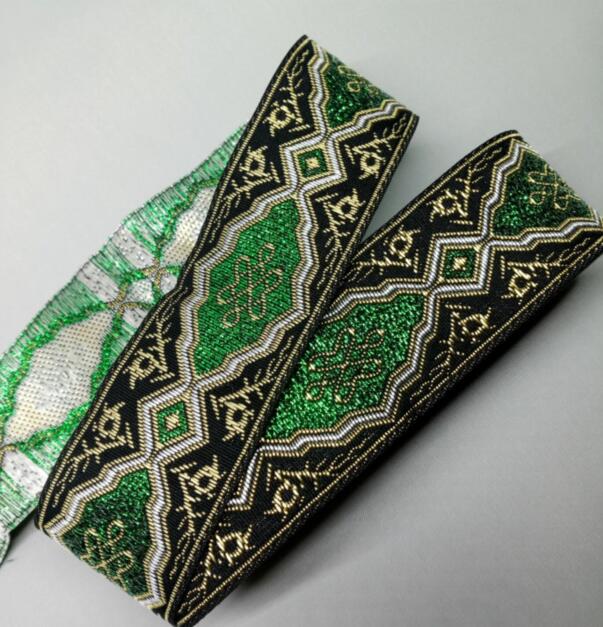 Jacquard Gewebt Band Streifen Ethnischen Gürtel 32mm Breit 7 Hof Hund Gurtband DIY trimmen: 16