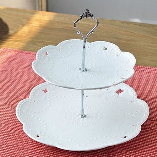 1 Set 2 or 3 Tiers Sweets Candy Cupcake Tray Wedding Party Cake Display Stand