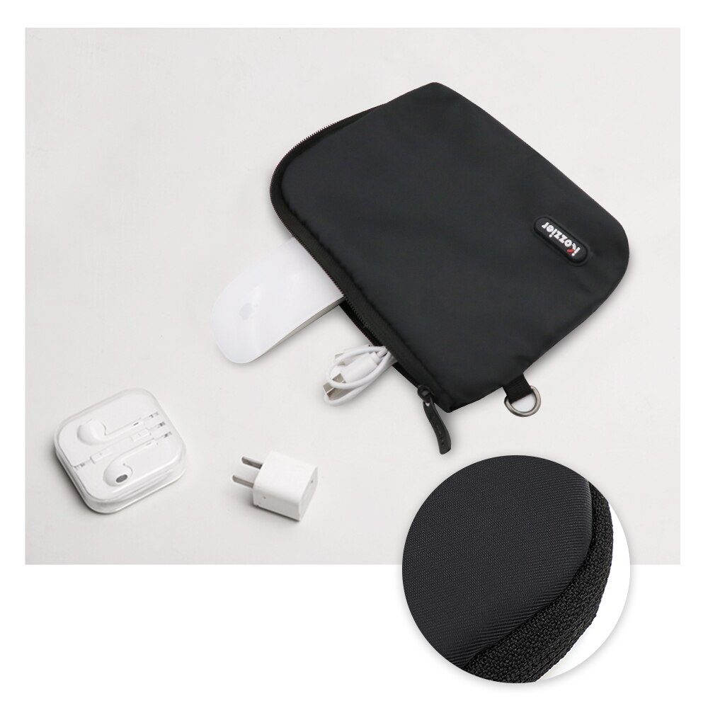 iCozzier Portable Power Supply Storage Bag Digital Cable, data line storage bags headphone bag outdoor travel organizer