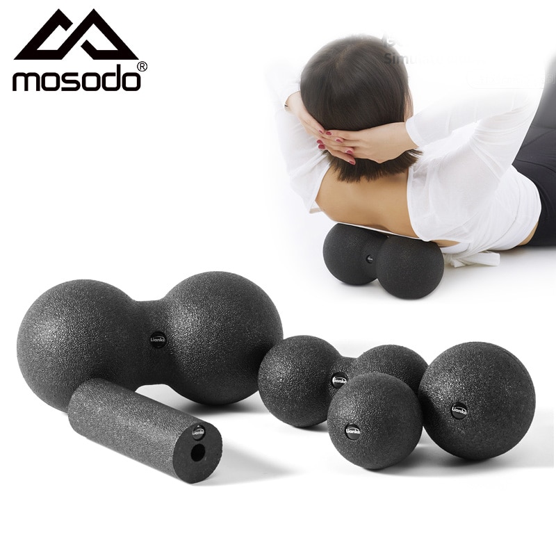 Mosodo massasje yoga roller epp peanøttballer fitness blokker stretch foam roller myofascia ball gym trening treningsutstyr