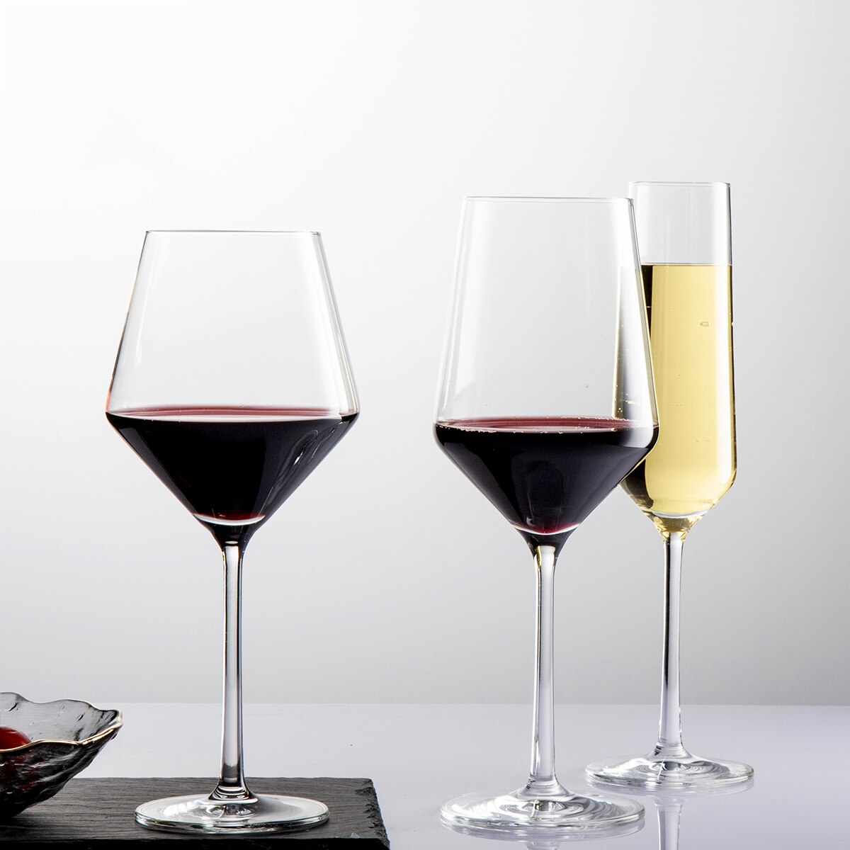 Europäischen Stil REINE Serie Kristall Glas Ultra-dünne Wein Glas Champagner Becher transparent Raute Tasse Rotwein Gläser