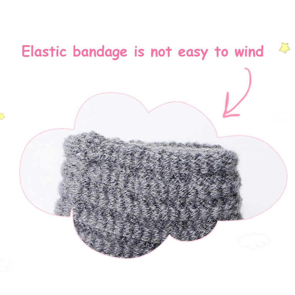 Thickened Five-finger Keep Warm Gloves Knitted Gloves Winter Warm Half Finger Flip Cover Gloves For Children Cold Protection