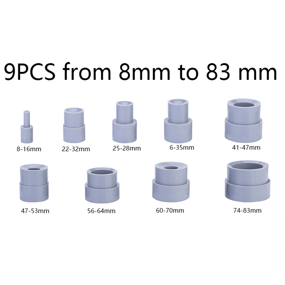 Herramienta de reparación de lentes de 8-83mm, herramienta de calibración de lentes de videocámara de goma, Kit de extracción de reparación, casi uso de cámaras, 9 Uds.