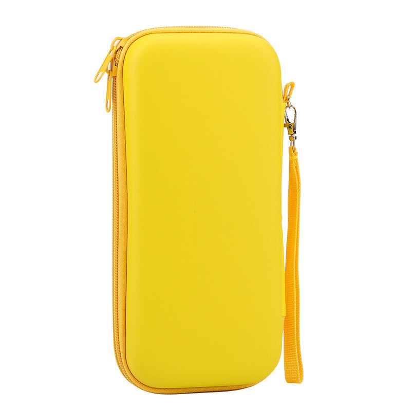 Nintendo switch lite -laukun säilytys-, suoja- ja kantolaukku nintendo switch mini -konsolille, matkalaukku ns-pelilisävarusteille: Keltainen