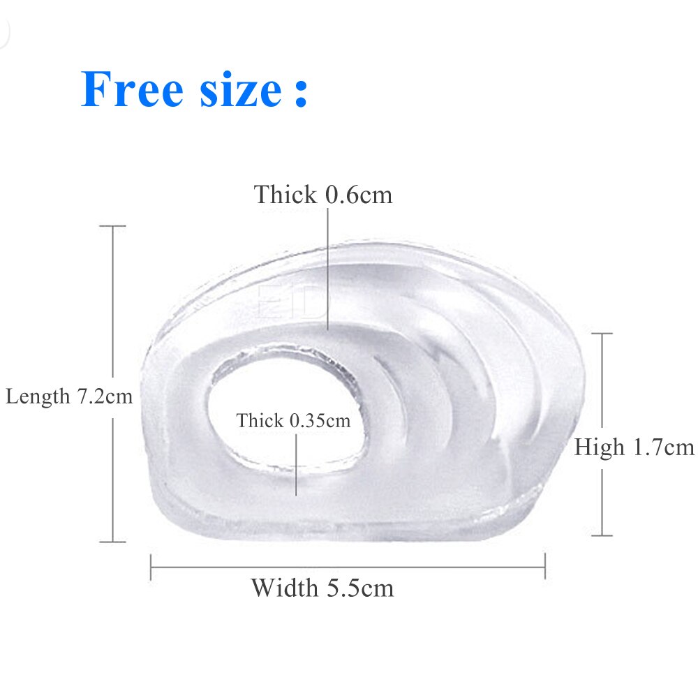 Semelles orthopédiques en gel de silicone pour pieds plats, semelles de chaussures à soutien de voûte plantaire élevé, coussin orthopédique pour la correction, santé des jambes de bœuf, soins des pieds