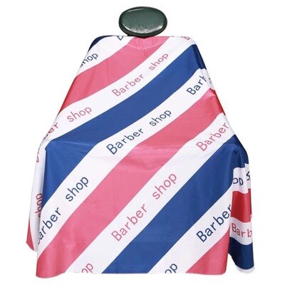 Vattentät frisyr cape tyg klippning hår mönster salong barber cape frisör frisör förkläde omlott klänning verktyg frisör förkläde: Ljusgul
